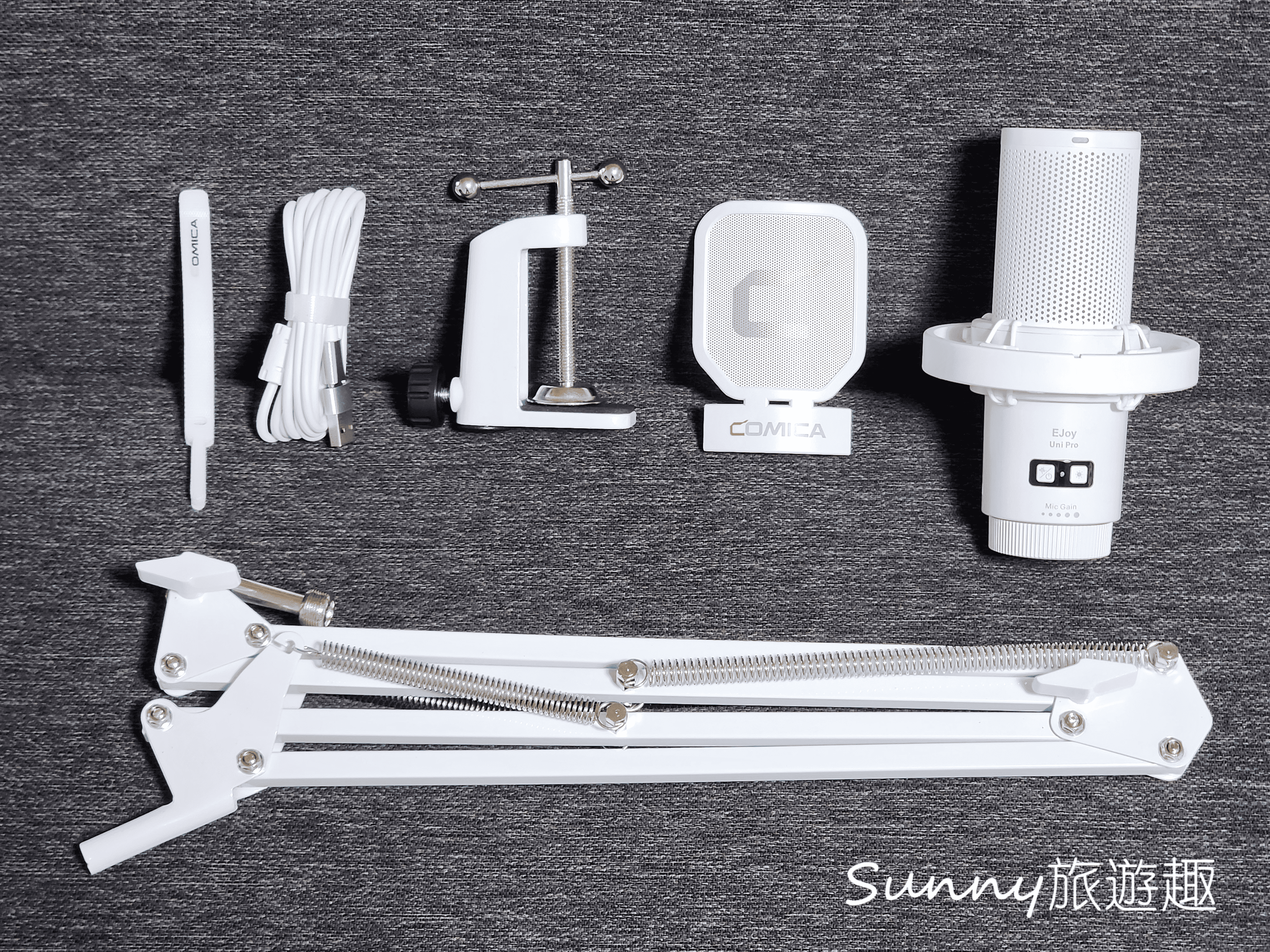 COMICA -EJoy Uni Pro 電容式無線麥克風開箱實測.無線麥克風開箱